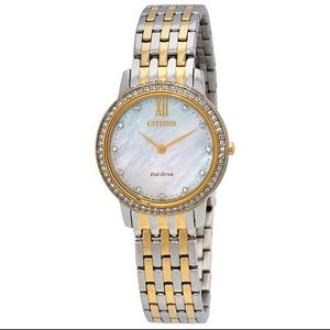 Swarovski & Mother of Pearl Dial Ladies Watch